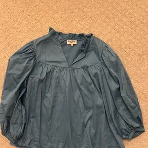 CROSBY by Mollie Burch Rosie Top in Sky